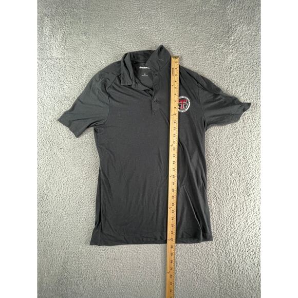 Texas Tech Club Polo Shirt Men Small Black University Red Raiders Sport-Tek Polo - Picture 5 of 9